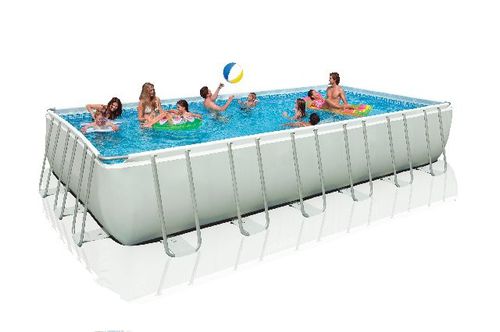 Трубчатый бассейн - 28361 - INTEX - для наружного применения / каркасный / из полиэстера