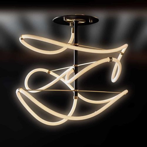 Современный потолочный светильник - INFINITY  - TEKNI-LED - скульптурный / из металла / LED
