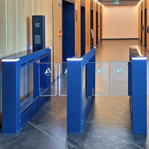 Быстрая дорожка для автоматического контроля доступа - EASYGATE SPD-G - COMINFO - для обеспечения безопасности / из стекла / из нержавеющей стали