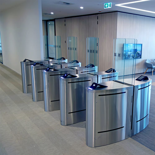 Быстрая дорожка для автоматического контроля доступа - EASYGATE LG - COMINFO - для обеспечения безопасности / из стекла / из нержавеющей стали