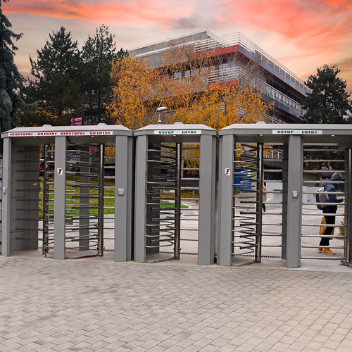 Турникет в полный рост - REXON DEA - COMINFO - для обеспечения безопасности / из металла / для общественных учреждений
