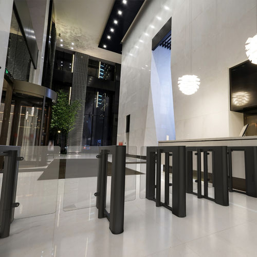 Быстрая дорожка для автоматического контроля доступа - EASYGATE ELITE - COMINFO - для обеспечения безопасности / из стекла / из нержавеющей стали