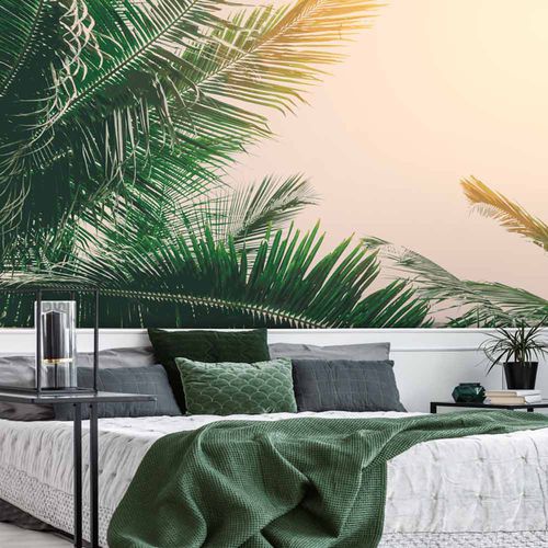 Обои уникальный дизайн - PALM SOLIS PS0612 - LGD01 décor mural sur mesure - природный мотив / в цветочек / панорамный