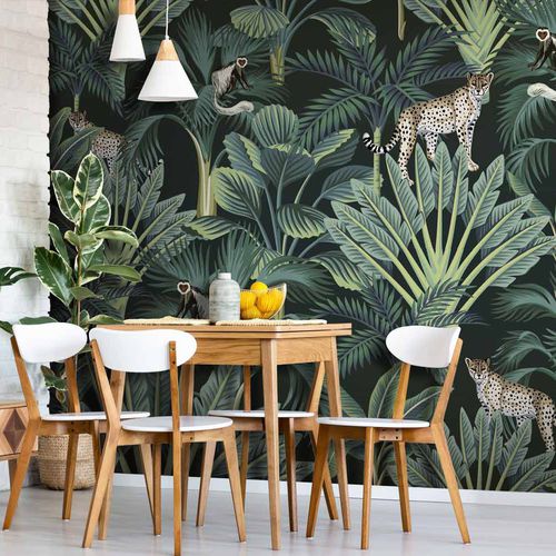 Современный обои - TROPIK TK2951 - LGD01 décor mural sur mesure - природный мотив / в цветочек / панорамный
