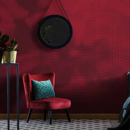 Современный обои - NUBULIM - LGD01 décor mural sur mesure - c геометрическим рисунком / имитация ткани / синий