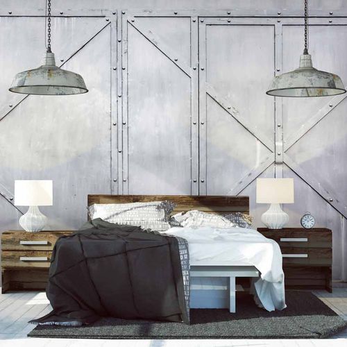Современный обои - METAL MT4909 - LGD01 décor mural sur mesure - панорамный / имитация металла / нетканый