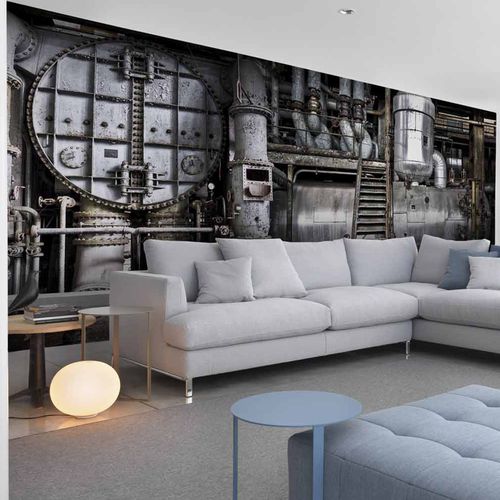 Современный обои - INDUSTRY YD0957 - LGD01 décor mural sur mesure - панорамный / городской мотив / имитация стали