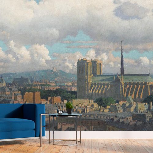 Классический обои - NOTRE-DAME - LGD01 décor mural sur mesure - городской мотив / имитация ткани / цвет по индивидуальному заказу