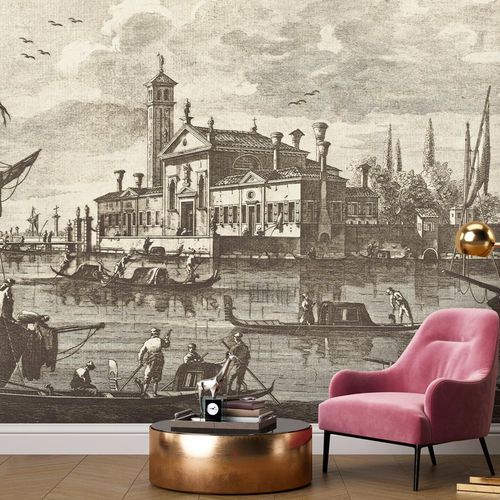 Классический обои - ESTAMPEENTRE 1890 - LGD01 décor mural sur mesure - городской мотив / имитация обоев / цвет по индивидуальному заказу