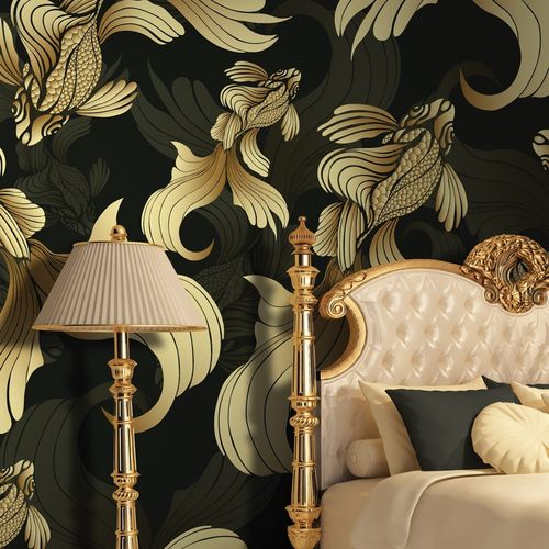 Обои барокко - PISCIS PC9035 - LGD01 décor mural sur mesure - природный мотив / панорамный / с рисунком животных