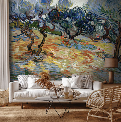 Современный обои - OLIVIERS - LGD01 décor mural sur mesure - природный мотив / имитация ткани / имитация мозаики
