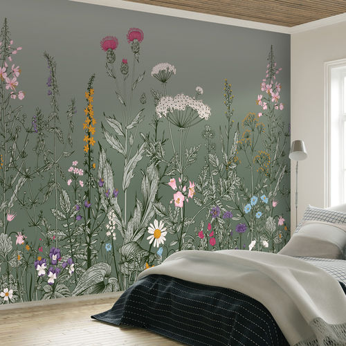 Современный обои - PINATA PN1507 - LGD01 décor mural sur mesure - природный мотив / в цветочек / панорамный