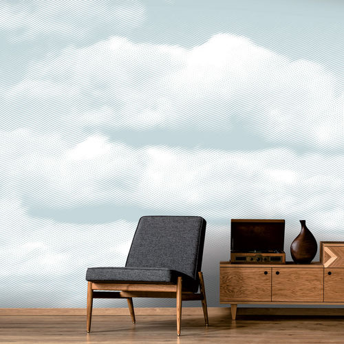 Современный обои - CUMULUS CS8002 - LGD01 décor mural sur mesure - природный мотив / панорамный / голубой