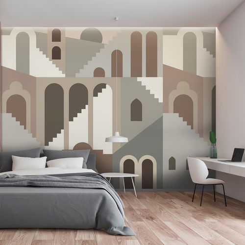 Современный обои - MEDINA MD6107 - LGD01 décor mural sur mesure - панорамный / геометрический / многоцветный