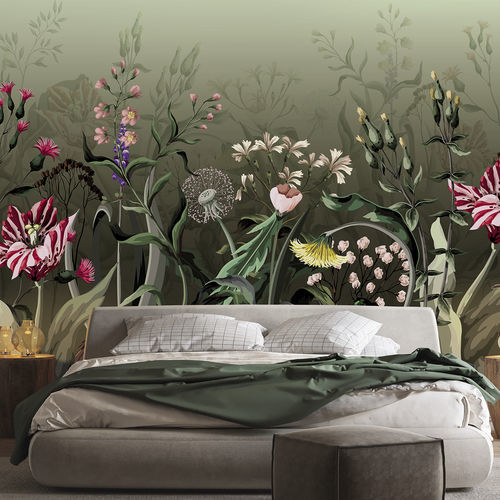Современный обои - BOTANICA BT2961 - LGD01 décor mural sur mesure - природный мотив / с цветочным мотивом / панорамный