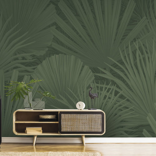 Дизайнерский обои - PALMEA PM1280 - LGD01 décor mural sur mesure - природный мотив / панорамный / зеленый