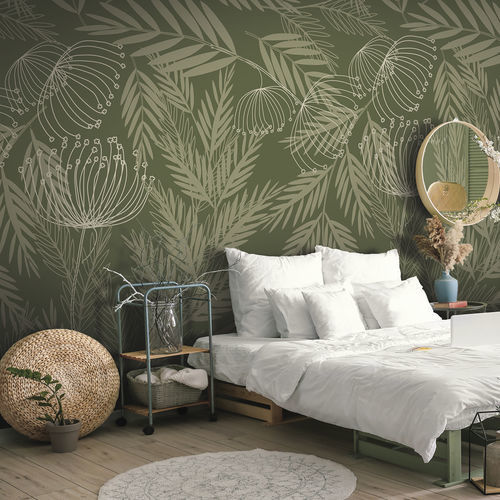 Современный обои - JUBEA JB5237 - LGD01 décor mural sur mesure - природный мотив / в цветочек / панорамный