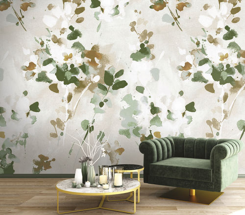 Современный обои - FLOSCULUS - LGD01 décor mural sur mesure - природный мотив / панорамный / имитация ткани