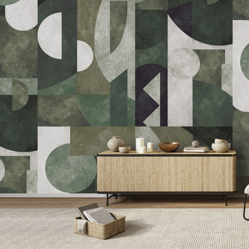 Обои винтаж - KOMPO - LGD01 décor mural sur mesure - панорамный / геометрический / ар-нуво
