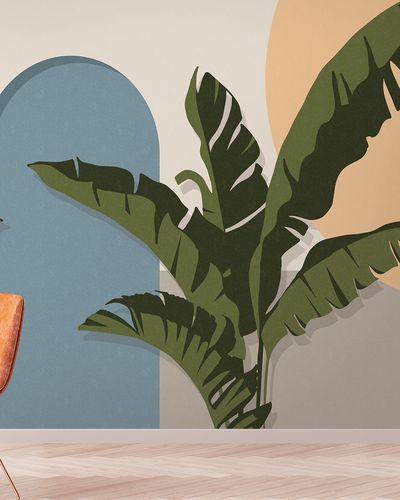 Современный обои - NAHEL - LGD01 décor mural sur mesure - природный мотив / в цветочек / панорамный