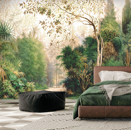 Современный обои - HORTUS - LGD01 décor mural sur mesure - природный мотив / панорамный / серый
