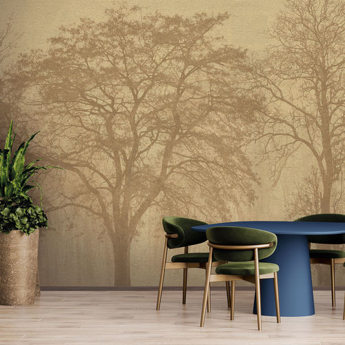 Современный обои - SILVA DORÉ - LGD01 décor mural sur mesure - из нетканых материалов / из полиэстера / природный мотив