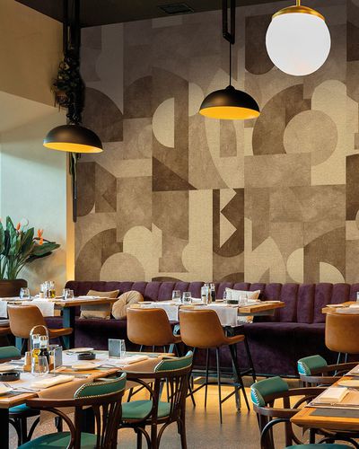 Современный обои - KOMPO DORÉ - LGD01 décor mural sur mesure - из нетканых материалов / из полиэстера / панорамный