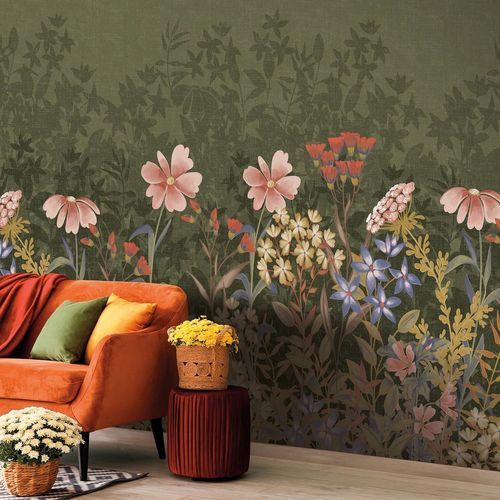 Обои в прованском стиле - CALANDRA - LGD01 décor mural sur mesure - из нетканых материалов / из полиэстера / природный мотив