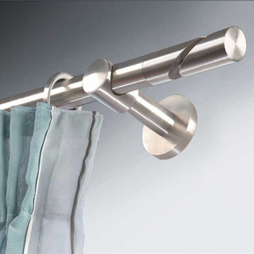 Карниз для штор из нержавеющей стали - INOX - MOTTURA SpA - с ручным приводом / потолочное крепление / настенное крепление