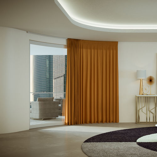 Рельсовый карниз для штор потолочное крепление - ARCO - MOTTURA SpA - настенное крепление / с управлением шнуром / с ручным приводом