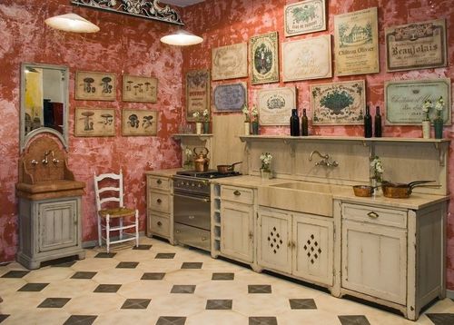 Классическая кухня - MÈRE MICHEL - PROVENCE & FILS - из цельной древесины / из дерева / с ручками
