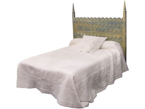 Изголовье кровати для двуспальной кровати - ECAILLES - PROVENCE & FILS - классическое / из ткани