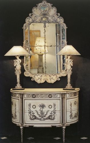 Настенное зеркало - SCALA - PROVENCE & FILS - стилизованное