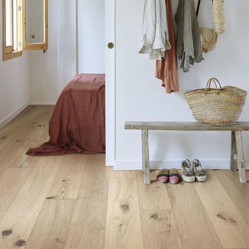 Паркет из паркетной доски - OAK EDELWEISS  - Upofloor - из ели / из сосны / очищенный