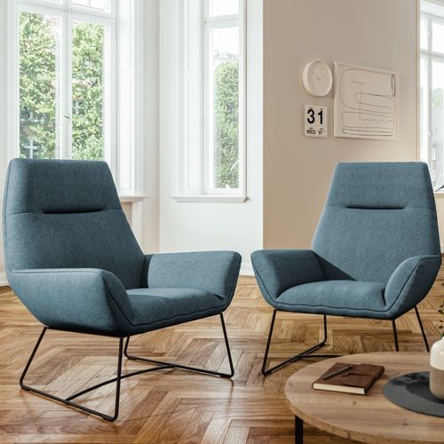 Современное кресло - LIVORNO - ASSMANN BÜROMÖBEL GMBH & CO. KG - из ткани / из кожи / из металлической проволоки