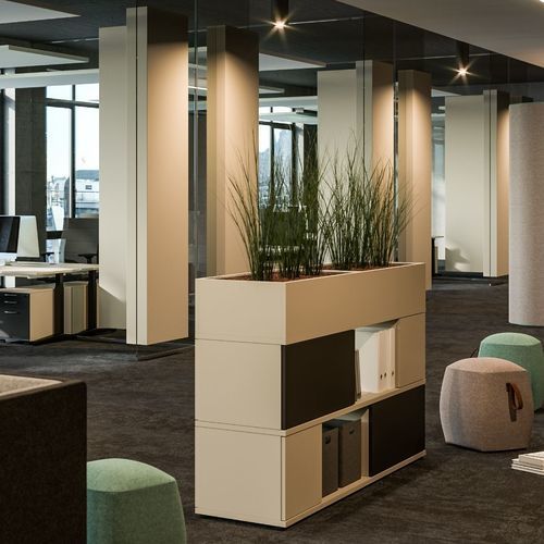 Кадка для садовых растений из дерева - BOX - ASSMANN BÜROMÖBEL GMBH & CO. KG - из пластика / прямоугольная / квадратная
