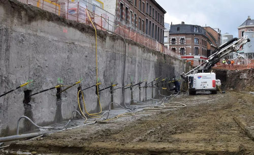 Анкерная стяжка - GROUND ANCHORS AND NAILS - FRANKI FOUNDATIONS BELGIUM