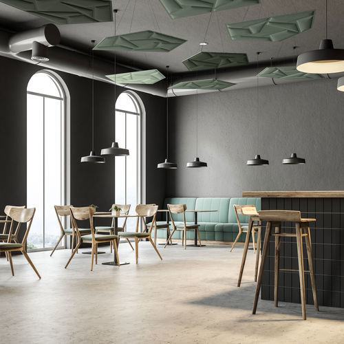 Акустическая панель для потолков - GEN_VMT PENRAY 01 Cloud - Vicoustic - Innovative Acoustic Solutions - для подвесных потолков / подвесная / из ПЭТФ