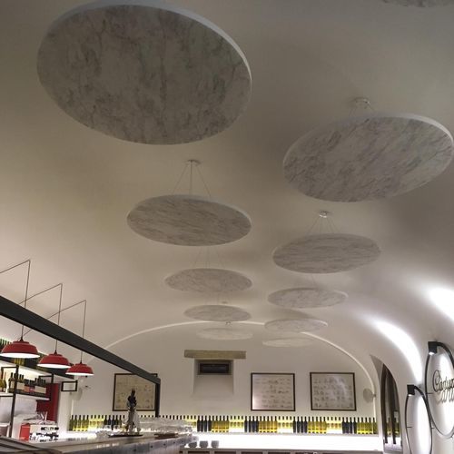 Акустическая панель для потолков - ViCloud VMT - Vicoustic - Innovative Acoustic Solutions - подвесная / из ПЭТФ / круглая