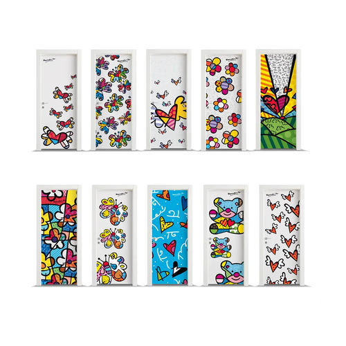 Дверь для интерьера - Britto Loves  - Bertolotto Porte - из дерева / створчатая / раздвижная