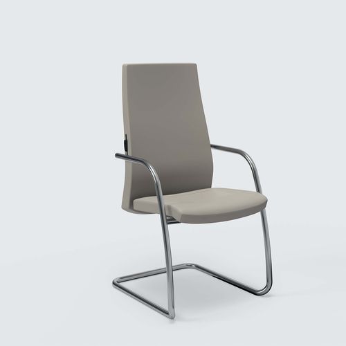Современный стул для посетителей - TRENDY - Aresline - алюминий / из полипропилена / из полиуретана