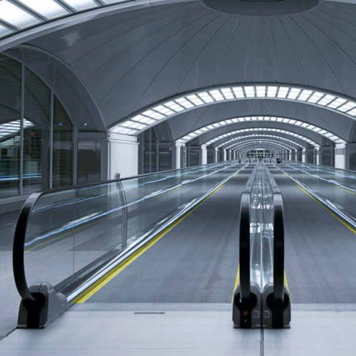 Беговая дорожка для интерьера - IWALK - ThyssenKrupp Fahrtreppen - наклонная / для наружного применения / без машинного отделения
