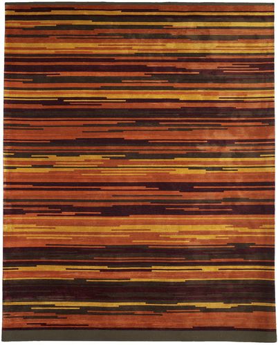 Современный ковер - Limouna I - Tai Ping Carpets - в полоску / из сизаля / из шерсти