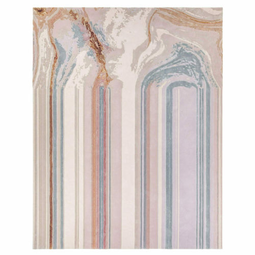 Современный ковер - Aura I - Tai Ping Carpets - в полоску / из шерсти / из шелка