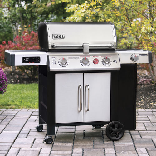 Газовое барбекю - GENESIS II SX-335 SMART GRILL - Weber EUROPE - на роликах / отдельностоящее / из нержавеющей стали