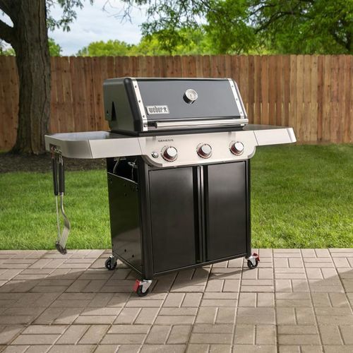 Газовое барбекю - GENESIS E-315 - Weber EUROPE - на роликах / из нержавеющей стали / из чугуна