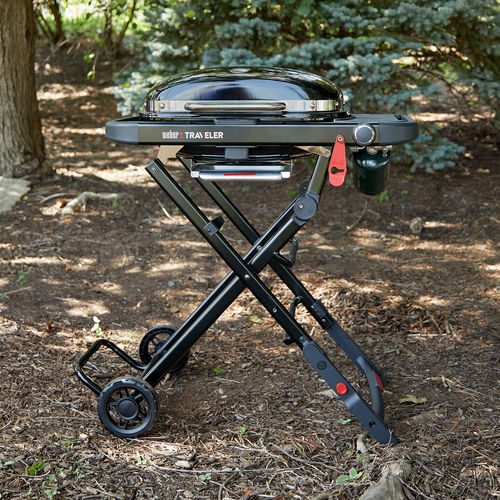 Газовое барбекю - TRAVELER&reg; COMPACT - Weber EUROPE - на роликах / из нержавеющей стали / из чугуна