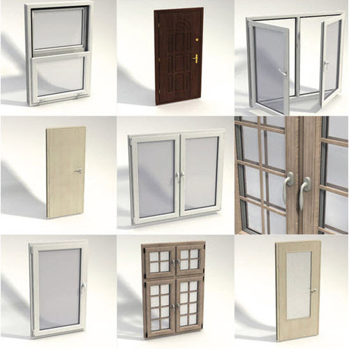 Библиотека 2D/3D-предметов - DOORS & WINDOWS DETAILS - DOSCH DESIGN