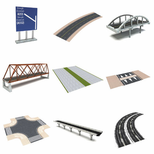 Библиотека 2D/3D-предметов - ROADS V2 - DOSCH DESIGN