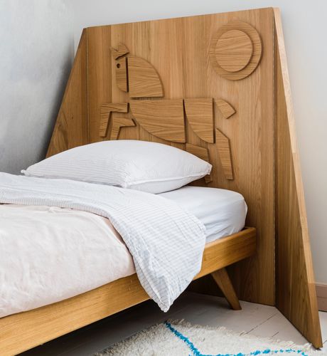 Изголовье кровати для одноместной кровати - WITH HORSE - Hans Hansen Furniture - скандинавский дизайн / из дуба / для детей